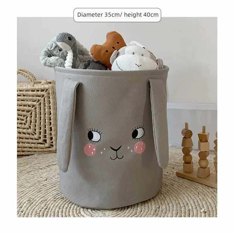 Large Capacity Cloth Organizer Basket Cartoon Toys Storage Box Dirty Clothes Organizer Basket Folding Home Storage Bag Baskets