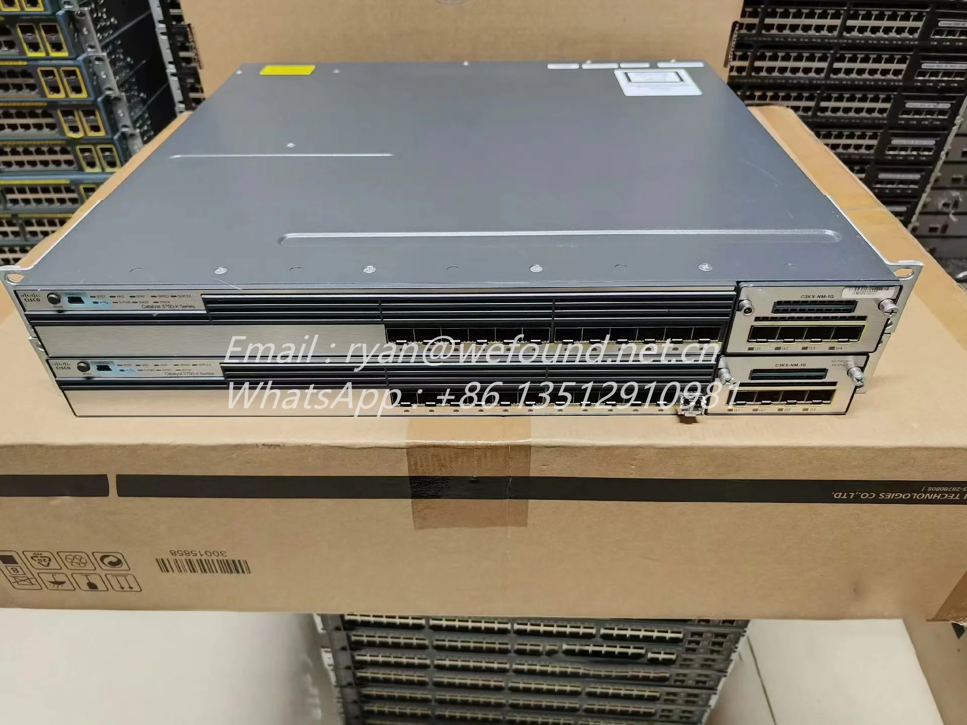 

WS-C3750X-12S-S для коммутаторов серии Cisco Catalyst 3750-X и 3560-X