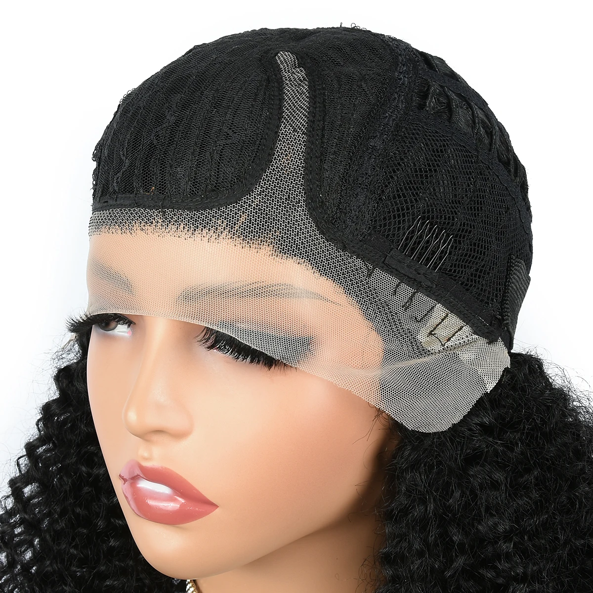 ملكة جمال رولا غريب مجعد الدانتيل إغلاق الباروكات البرازيلي مجعد 13x4x1 الدانتيل خصلات الشعر المستعار الإنسان ريمي غريب مجعد الدانتيل الباروكات الأمامية 18 بوصة #6