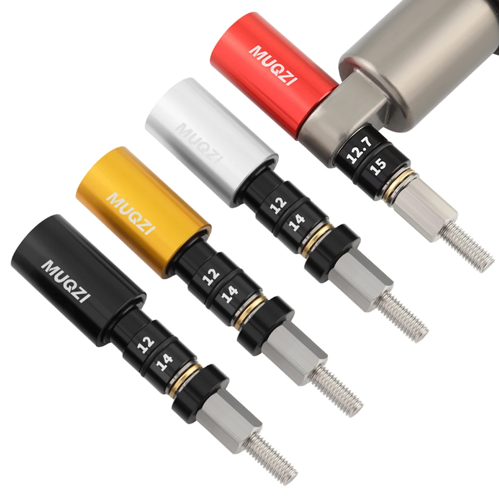 أداة جلبة الصدمات الخلفية MTB مع محولين أداة تركيب جلبة التعليق الخلفي أداة إصلاح الصدمات الخلفية للدراجة الجبلية #4