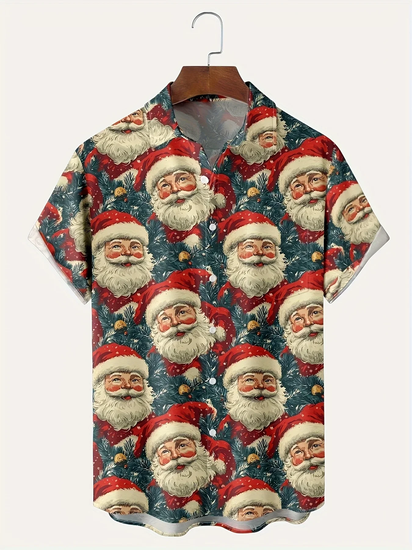 

Men's Stylish Hawaiian Shirt Summer Man Short Sleeve Cool Graphic Print Lightweight Breathable Beach Party Tops