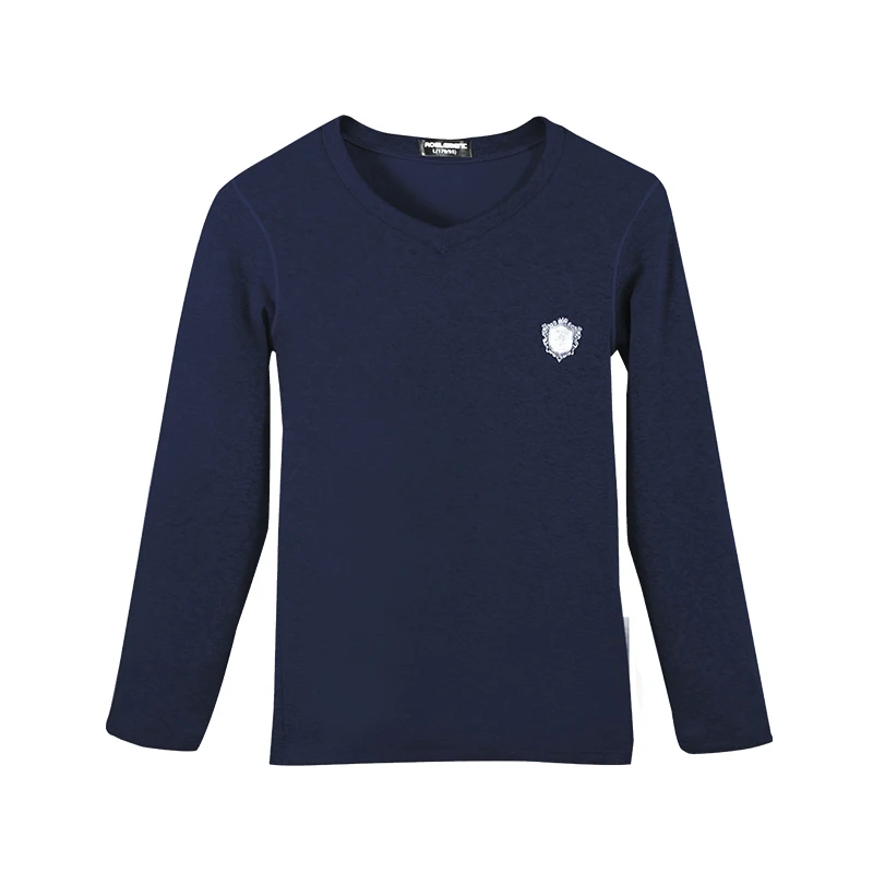 

Men's Thickened and Fleece-Lined Thermal Underwear for Autumn and Winter, V-Neck Single Piece Thermal Top for Warmth