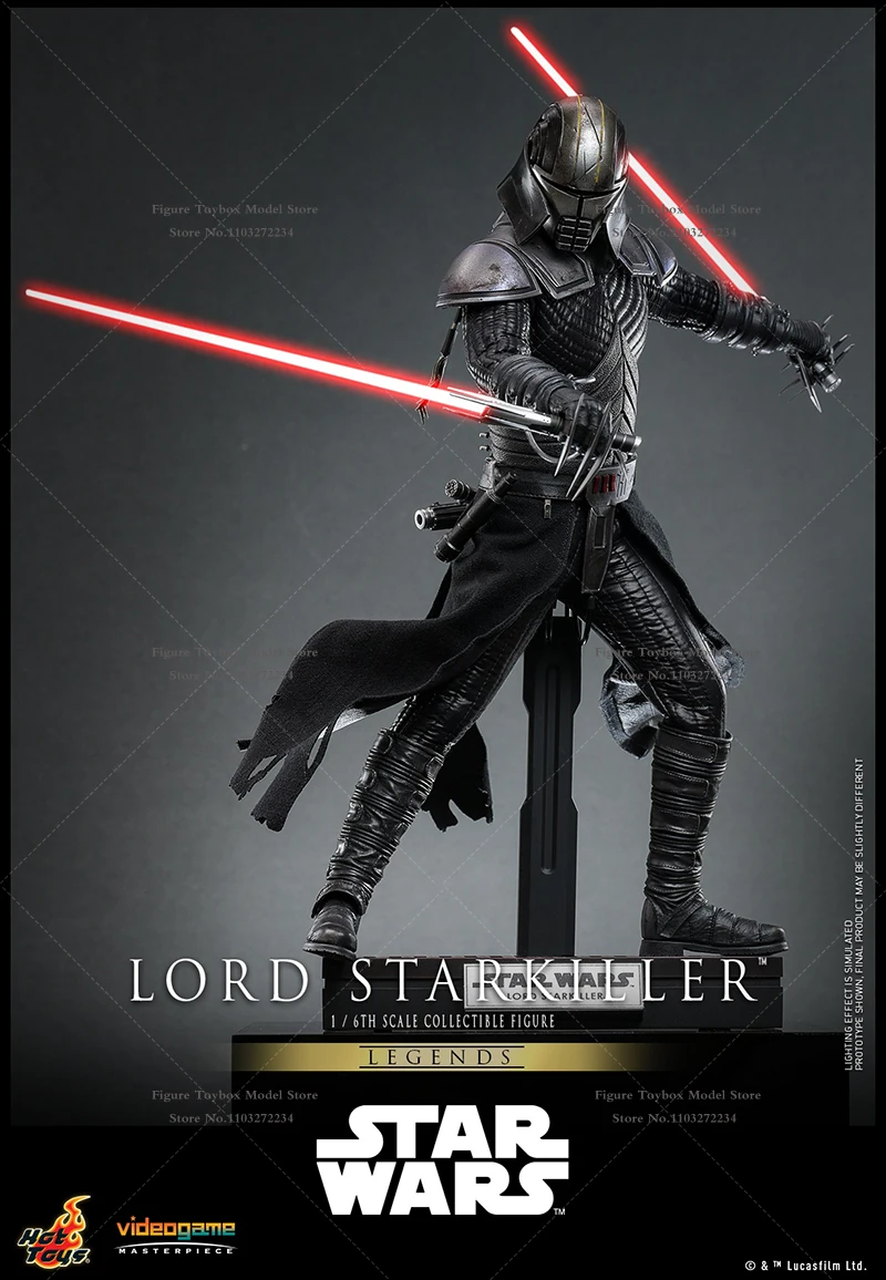 HOTTOYS HT VGM63 1/6 Lord Starkiller Action Figure Star Wars The Force Unleashed Game Role Simulation 12