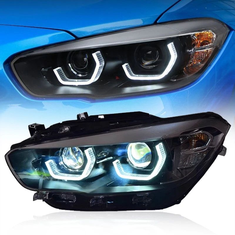

STLFCar Styling Head Lamp for BMWs F20 Headlights 2015-2018 116i 118i 120i LED Projector Lens Design DRL Signal Lamp Automotive