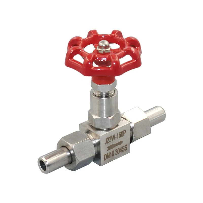 

304 Stainless Steel Needle Valve J23W-160P Instrument Valve Union Welded High Pressure Globe Valve External Thread Welding