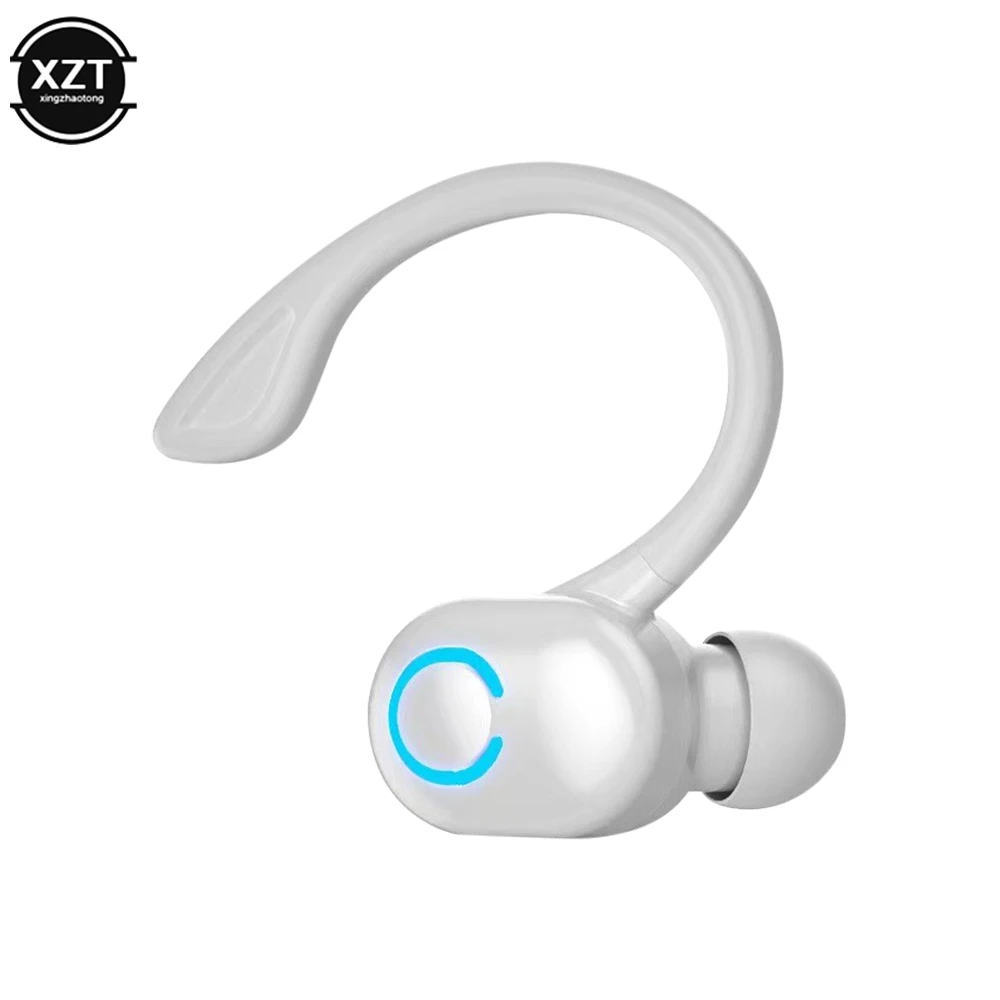 W6 سماعات بلوتوث لاسلكية الرياضة تشغيل سماعة لاسلكية واحدة سماعات الأذن HiFi ستيريو الحد من الضوضاء الموسيقى سماعة