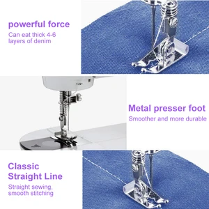 Dikiş makinesi El Ev Mini dikiş makinesi, led ışık ve Hız Kontrolü, Yeni Başlayanlar için uygun, DIY, Ev Aksesuarları, 202 Taşınabilir mini dikiş makinesinin 6 büyük satışı-no. 4