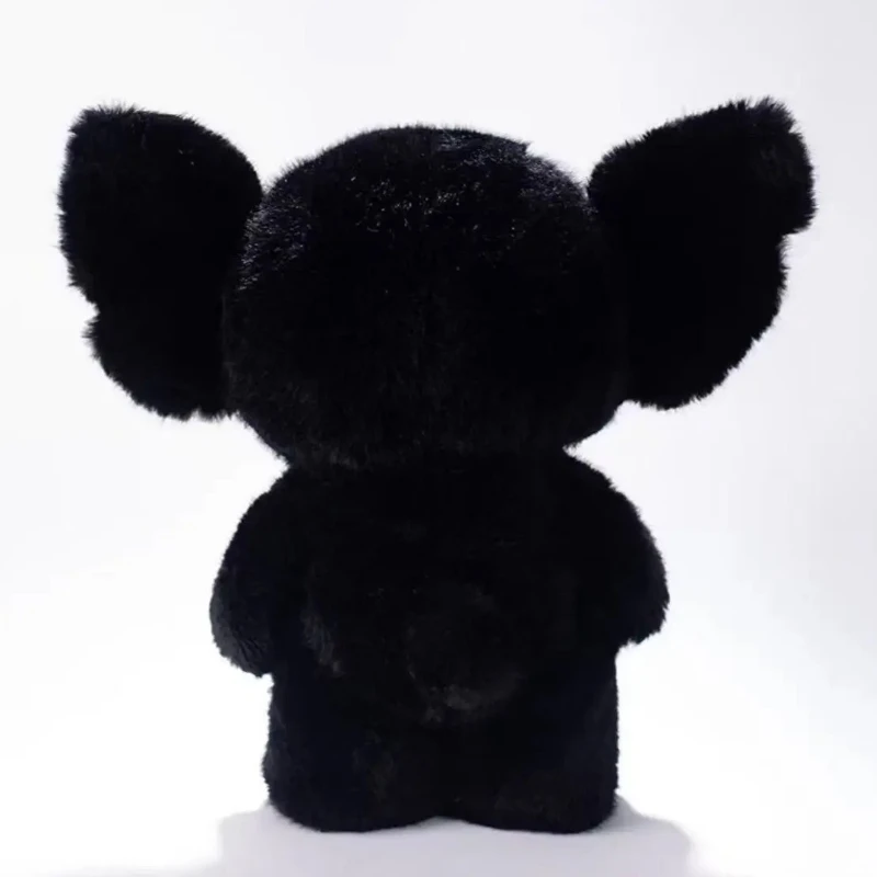 Cartoon gevulde zachte pluche pop zwarte steek anime figuur sierkussen slaapkamer kussen decoratie kinderen verjaardagscadeaus speelgoed