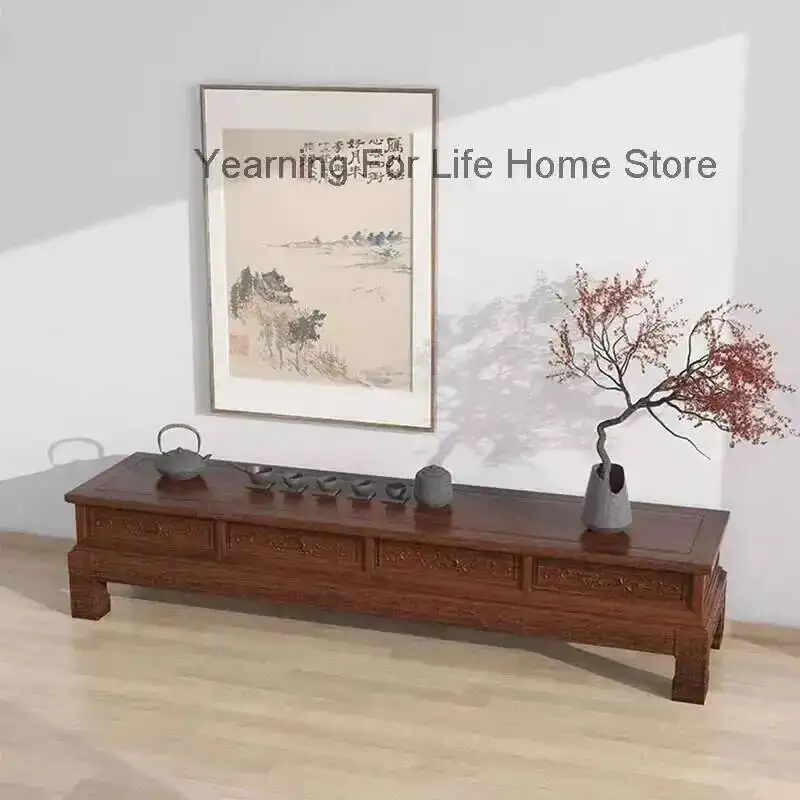 

Wall Century Wood Mid Tv Retro Stands Luxury Aesthetic Tv Table Storage Shelf Cabinets Muebles Para Tv Chinese Style Furniture
