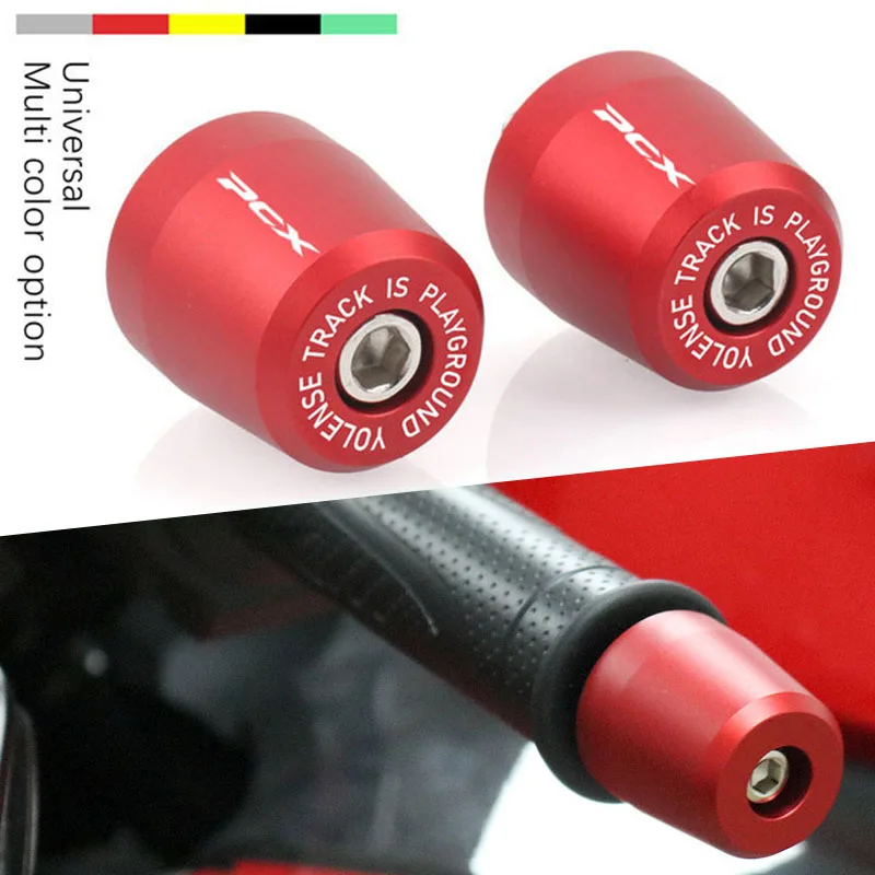Motorrad Griff Bar End Lenker Griffe Enden Kappe Stecker Slider Abdeckung Für HONDA PCX 125 PCX 150 PCX 160 PCX 125 150 160
