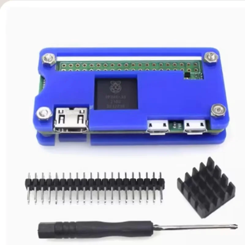 Raspberry Pi Zero0/W/2W защитный комплект для материнской платы с акриловым корпусом (Zero не входит в комплект поставки)