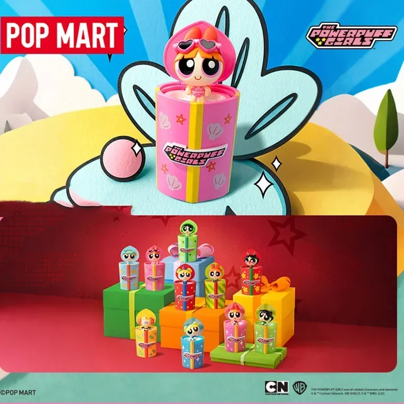 بوب مارت ذا باوربف بنات حفلة مفاجأة سلسلة صندوق أعمى صندوق غامض دمية لطيف أنيمي الشكل تخمين حقيبة اللعب سطح المكتب #3