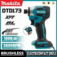 Makita DTD173 1800rpm Cordless Impact Driver 180Nm Brushless Motor Electric Drill Wood/Bolt/T-Mode For Makita 18V