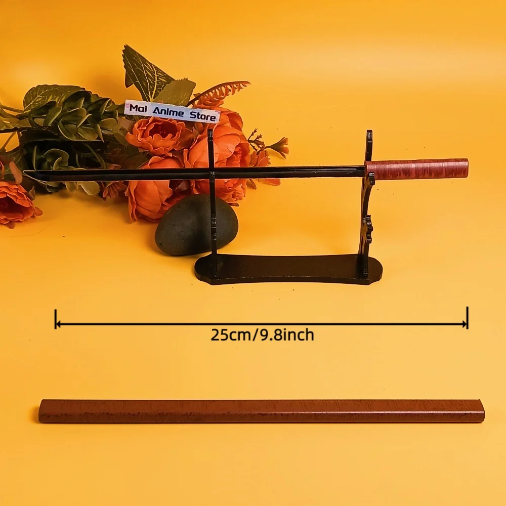 10 polegada de aço roronoa zoro katana ferro original samurai sabre metal anime zoro espada tamanho real japonês katana unsharp brinquedo presente