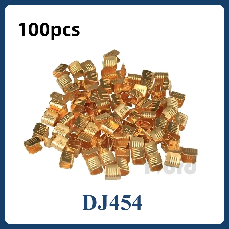 

100PCS DJ454 U-Shaped 0.5-6mm2 U-type Docking Wire Connector line Pressing Button Quick Connect Terminal Wiring