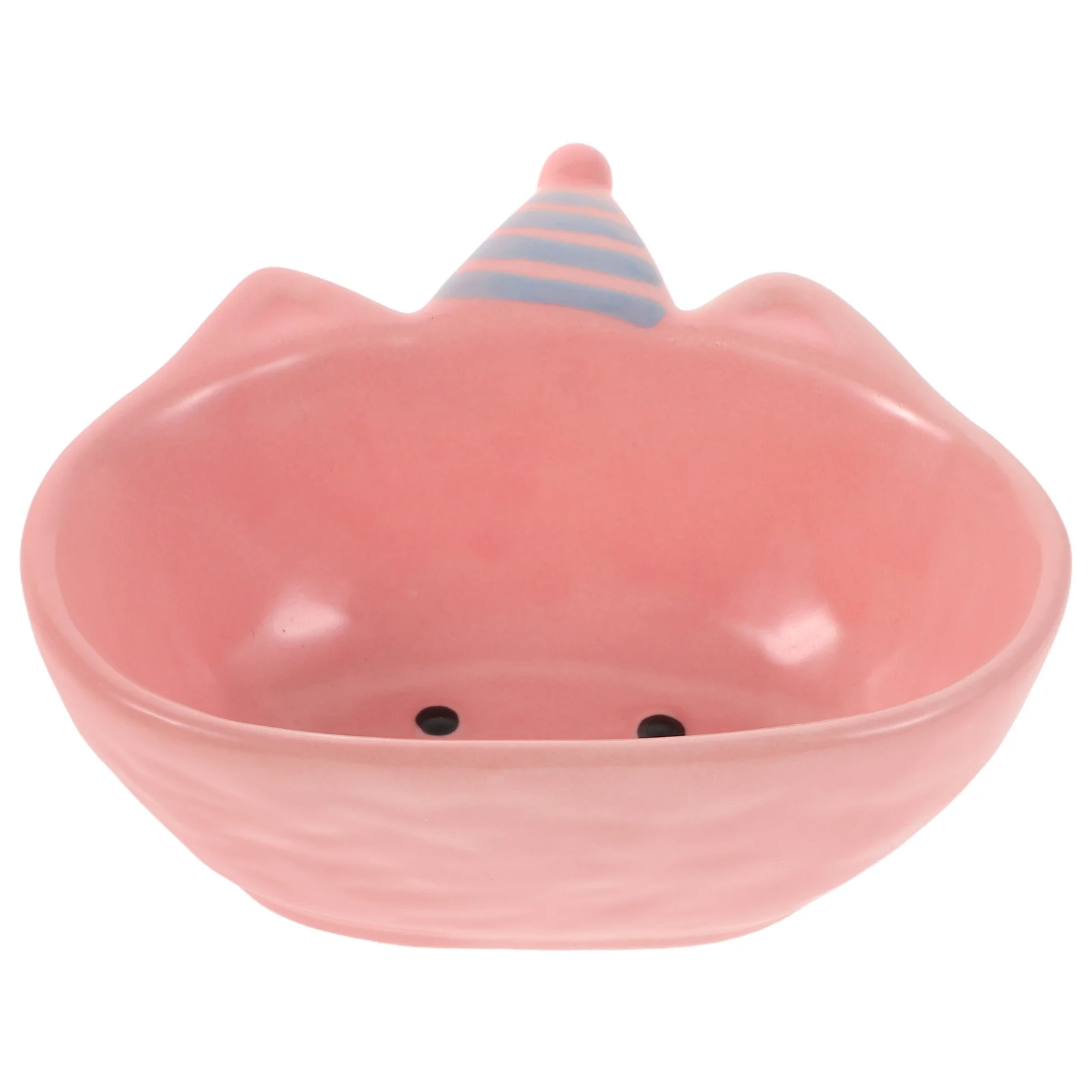 

Cute Cartoon Pig Small Bowl Charming Simple Ceramic Sauce Dish for Serving Condiments Snacks Tableware Mini Condiment Bowl