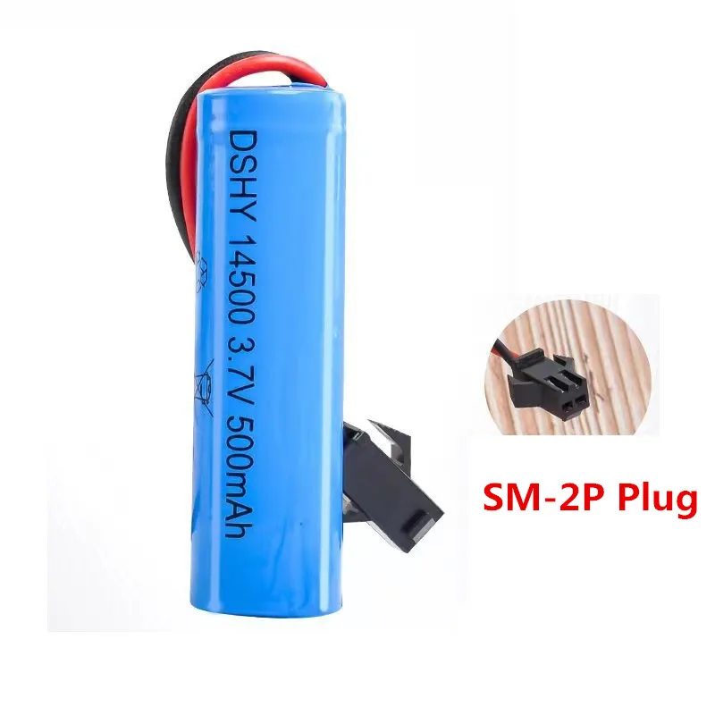 HY715 car Battery 3.7V 500mah Battery SM-2P Plug / USB charging cable HY715 Spare battery