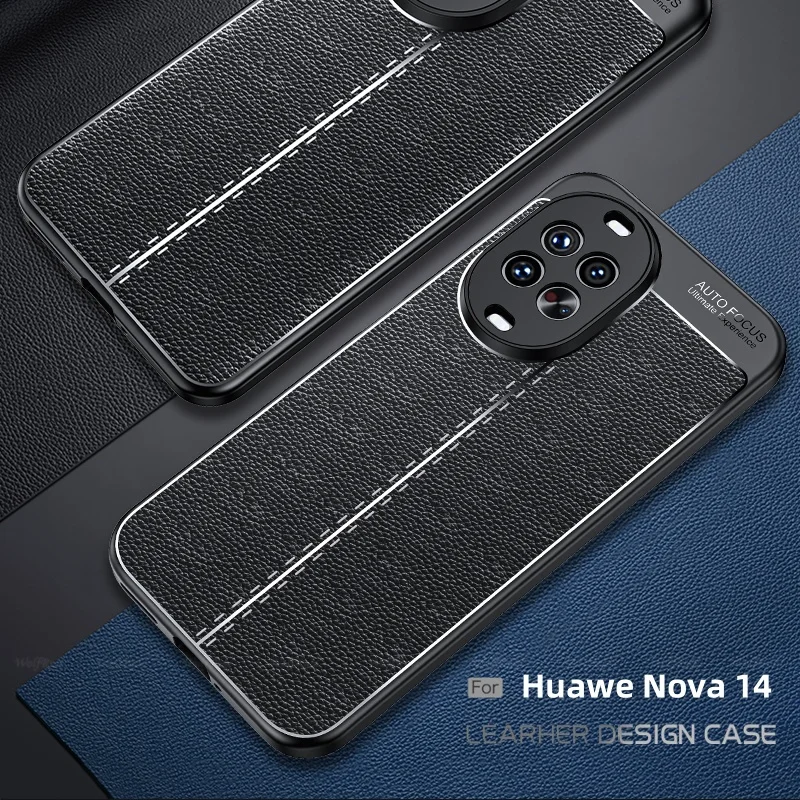 Per la copertura Huawei Nova 14 Custodia Huawei Nova 14 Capas Nuovo telefono antiurto Paraurti posteriore in morbida pelle TPU per Fundas Huawei Nova 14
