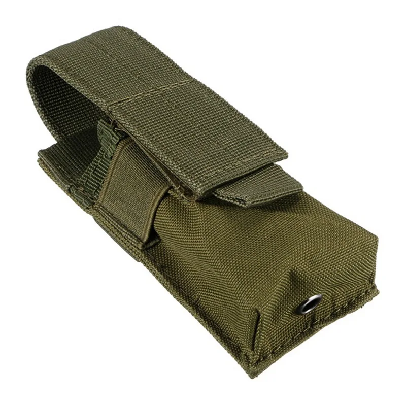 Tactical Molle M5 Flashlight Holster Knife EDC Tool Holder Case Hunting Bag Single Pistol Magazine Pouch Outdoor LED Light Torch