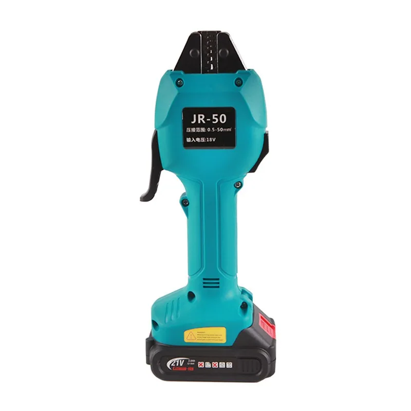 Rechargeable Mini Crimp Clamp JR-50 Electric Crimp Clamp Lithium Battery Cold Pressure Terminal Pre-Insulated Tubular
