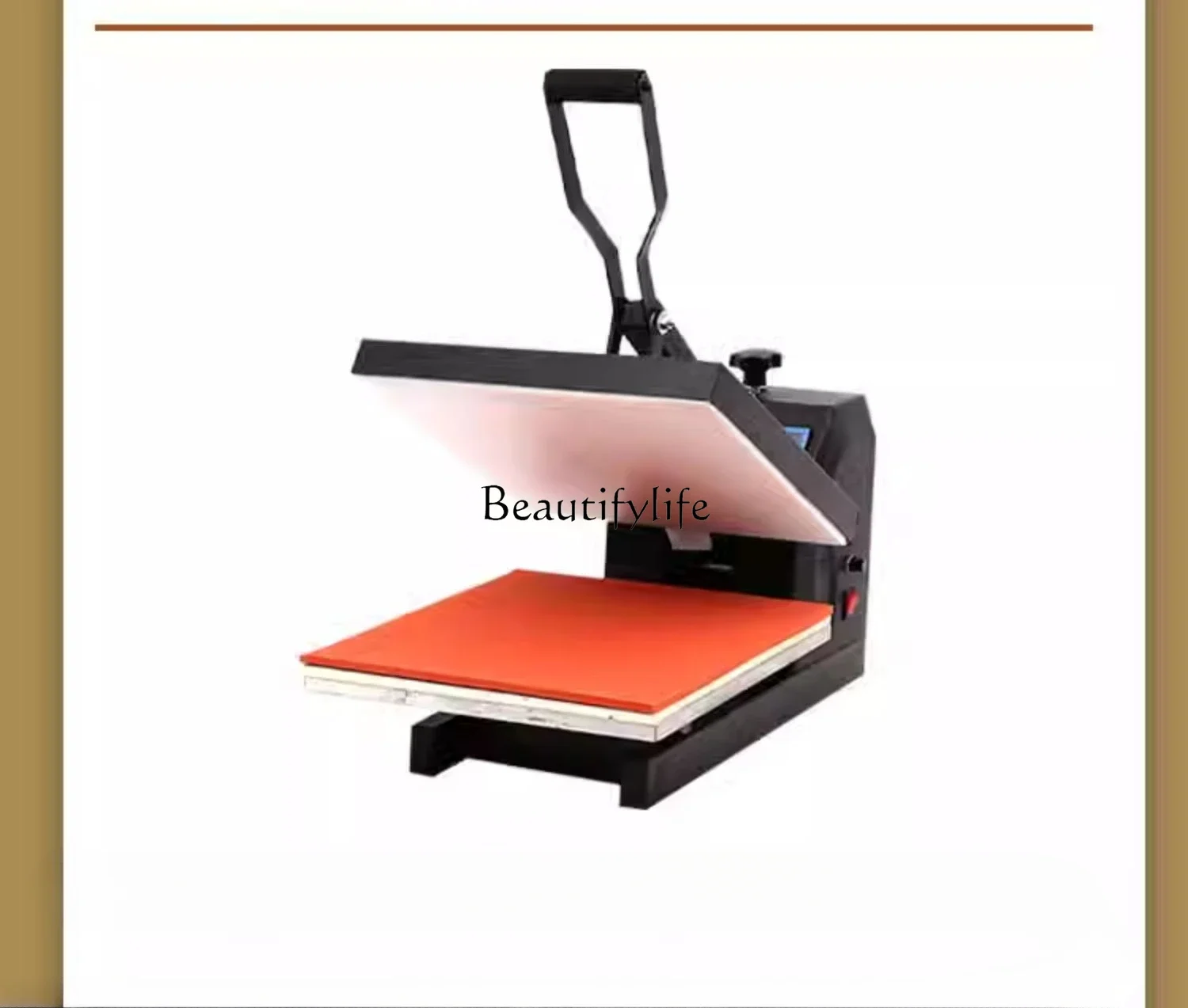 Press plate 4060 heat transfer machine High pressure 38 * 38 manual heat transfer machine Hot stamping machine