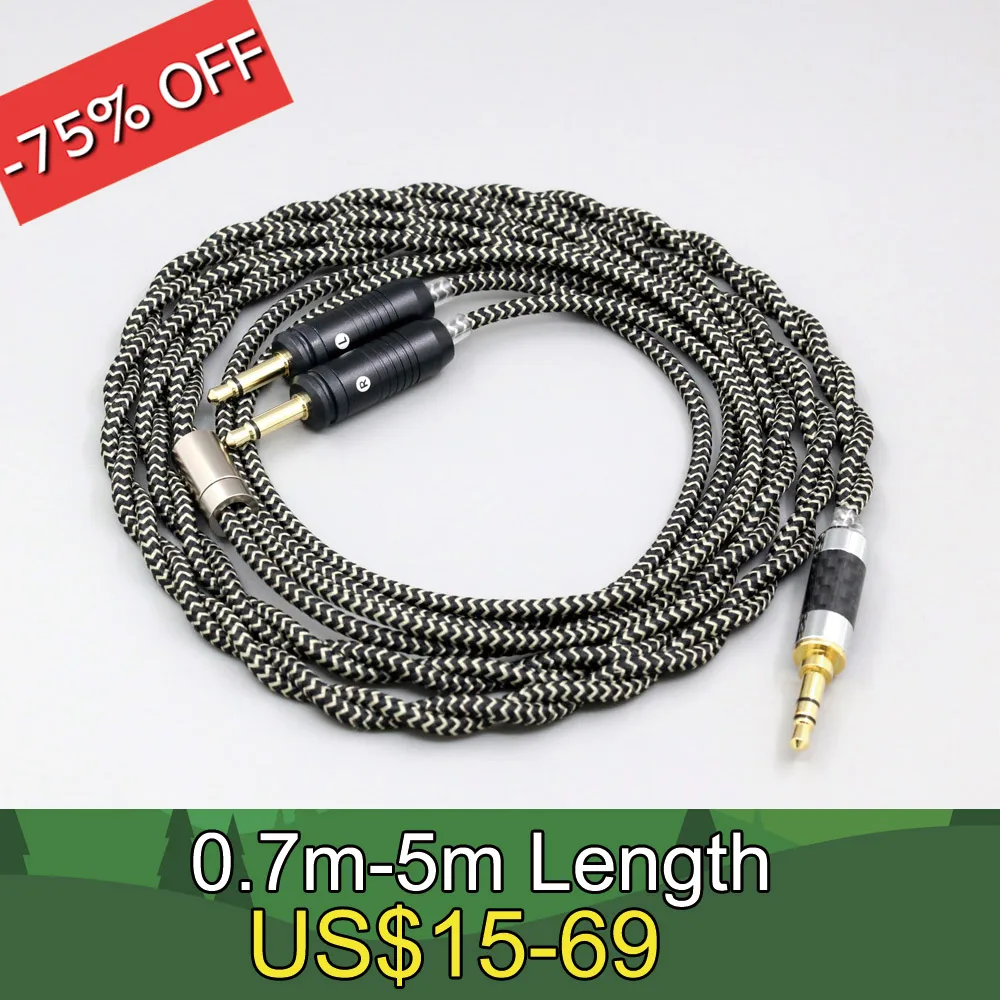 

2 Core 2.8mm Litz OFC Earphone Shield Braided Cable For Focal Clear Elear Elex Elegia Stellia Celestee radiance LN008460