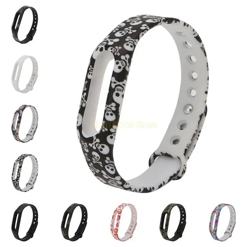 F62C for Mi Band 1 Band Adjustable Watch Bracelet Silica Smartwatch Band Strap