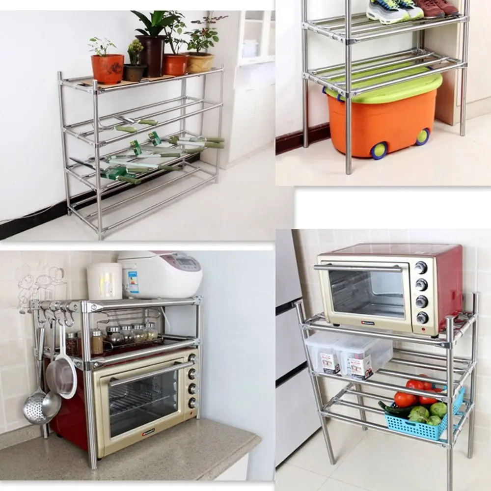 1Pc Clothes Display Rack Pipe Joint Fixed Clamp Stainless Steel Tube Connector 25mm 32mm Furniture Hardware Rod Support Pipe