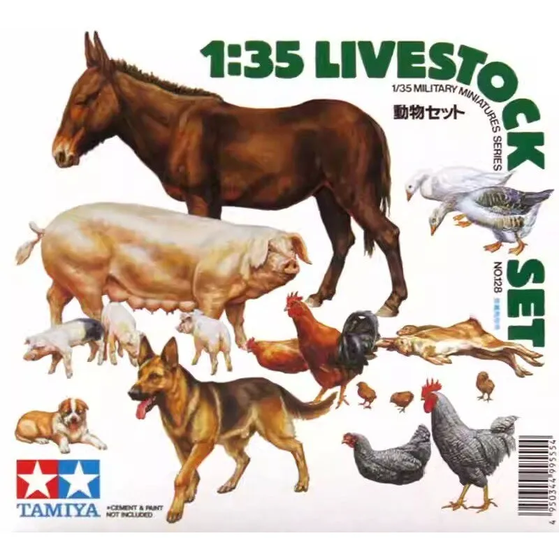 

Модельный набор TAMIYA: пластиковая модель танка, набор для сборки модели 35128, модель скота, масштаб 1/35