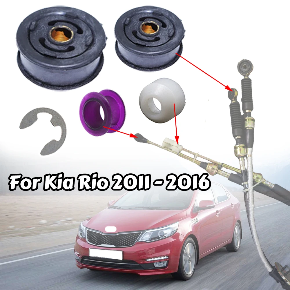 

Manual Gear Shift Selector Lever Linkage Cable Shifter Connect Bushing Rod Bush For Kia Rio Pride 2011 2012 2013 2014 2015 2016