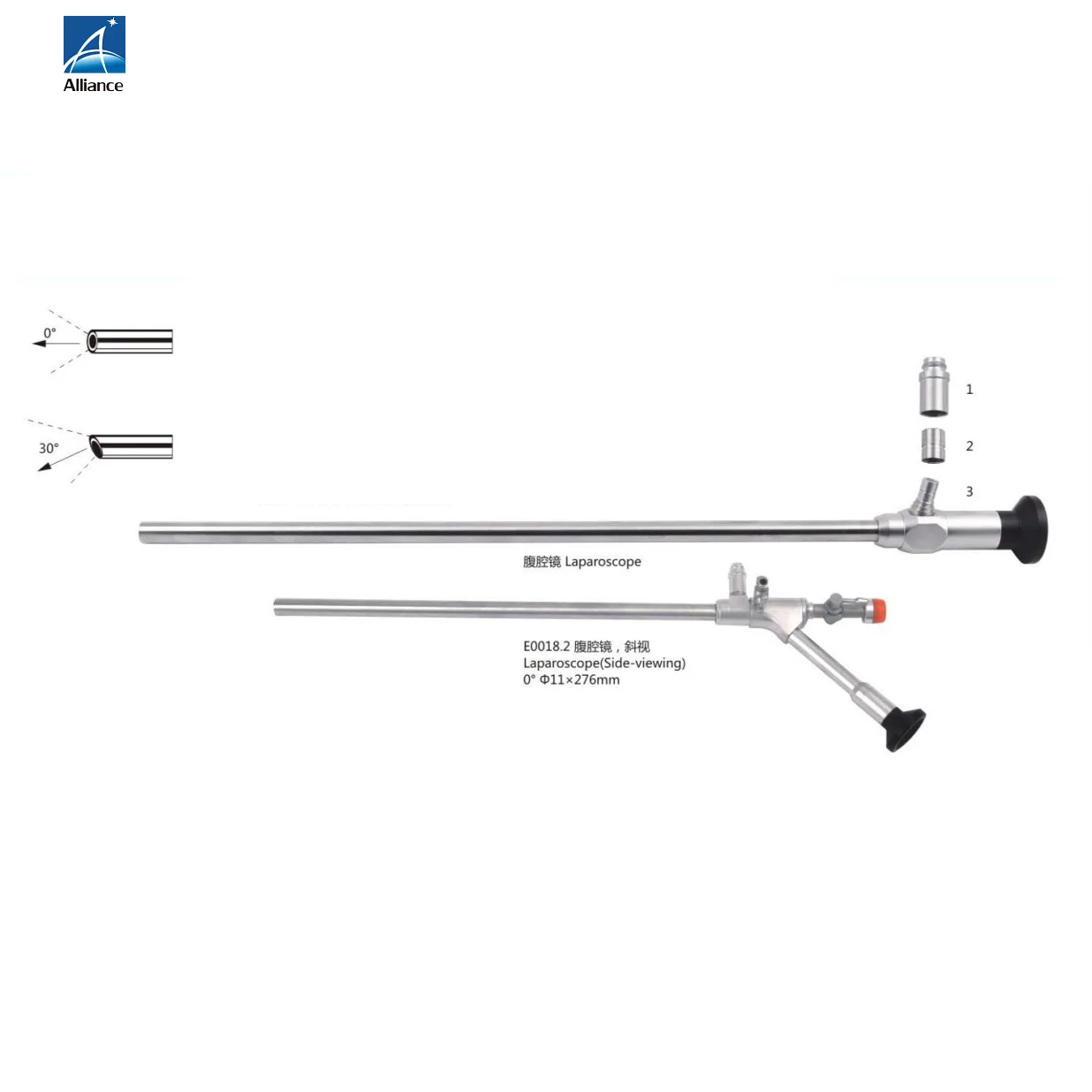 

ShenDa J0800B Laparoscopy Set and Instruments 0/30 Degree 10*330mm