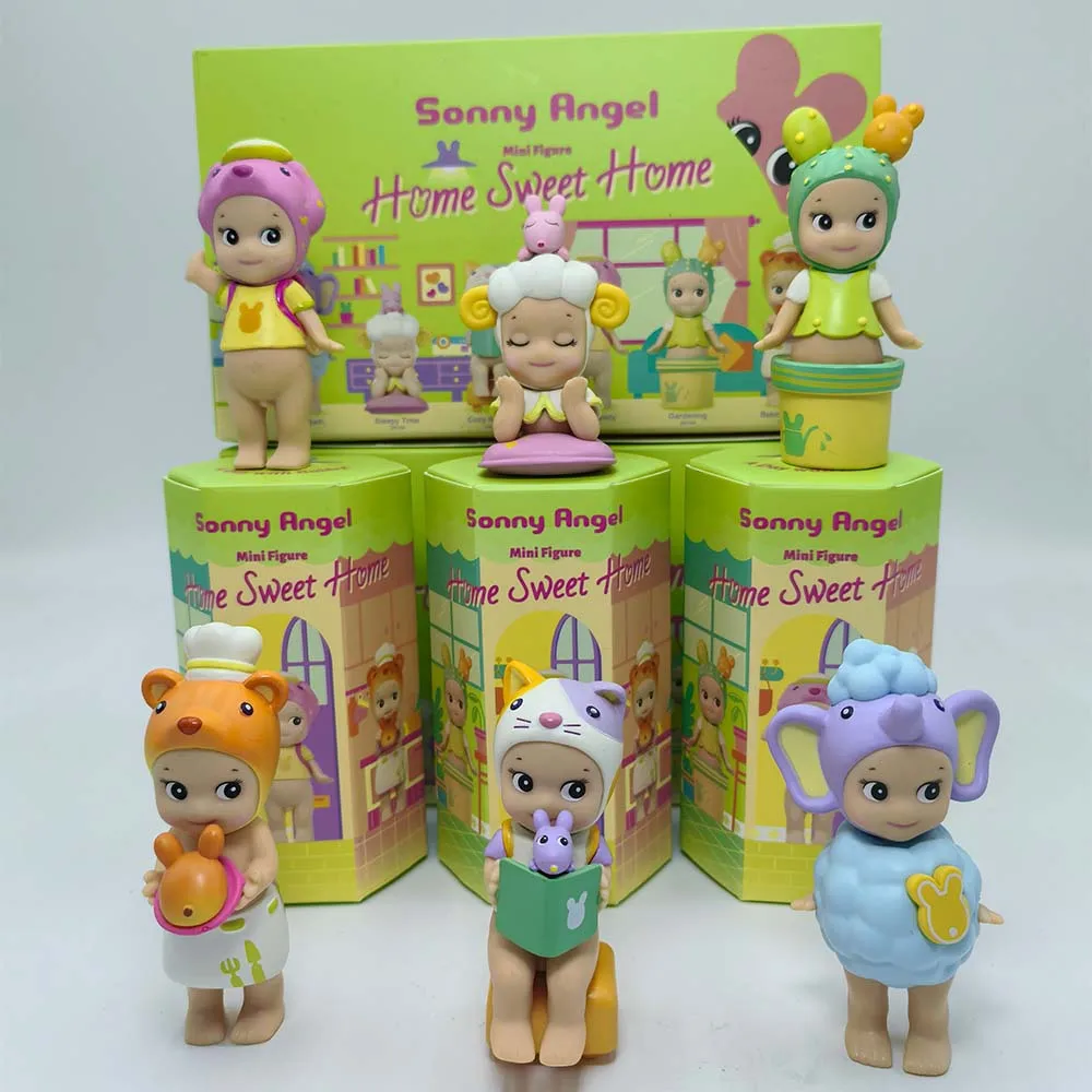 

Sonny Angel Mini Figure Home Sweet Home Series A Day With Robby Blind Box Doll Ornament Model Figurine Decor Toys Birthday Gift