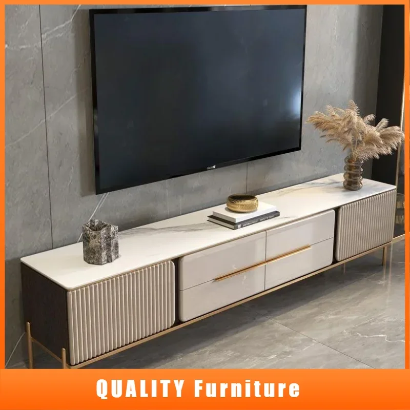 

Vintage Design Minimalistic Tv Stand Standing Luxury Drawer Universal Tv Table Granite Mobile Tv Soggiorno Furniture Living Room