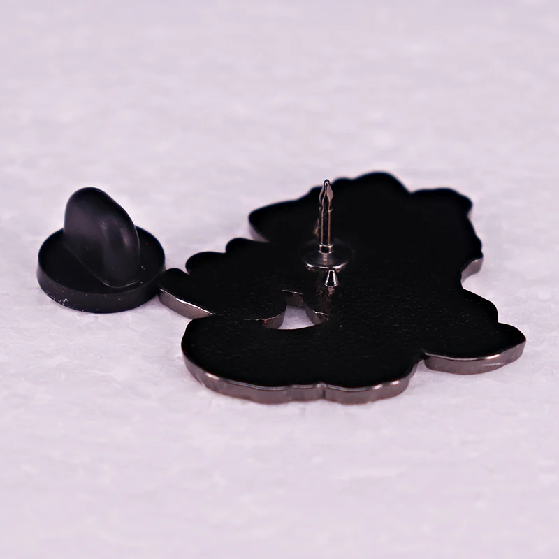 LGBTQ + بانشيال Fursona المينا دبوس لطيف الحيوان المعادن شارة دبابيس الجينز الستر الملابس والمجوهرات هدية عيد الحب #2