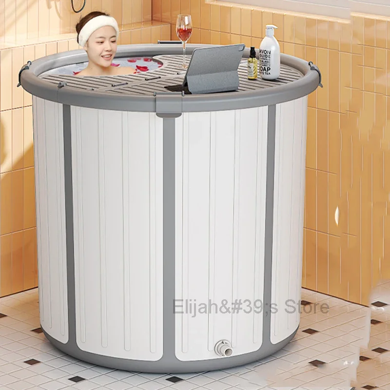 

Portable Chemical Bath Bathtubs Adults Soaker Folding Baby The Whole Family Swimming Barrell Portable Foot Hot Tub Travel ZY50YP