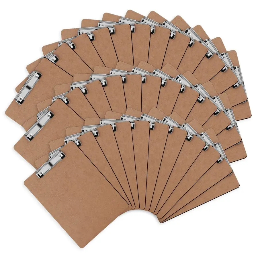 

Набор из 36 офисных планшетов-клипбордов из твердого картона, с низкопрофильным зажимом, стандартный формат А4, для класса, экологичные