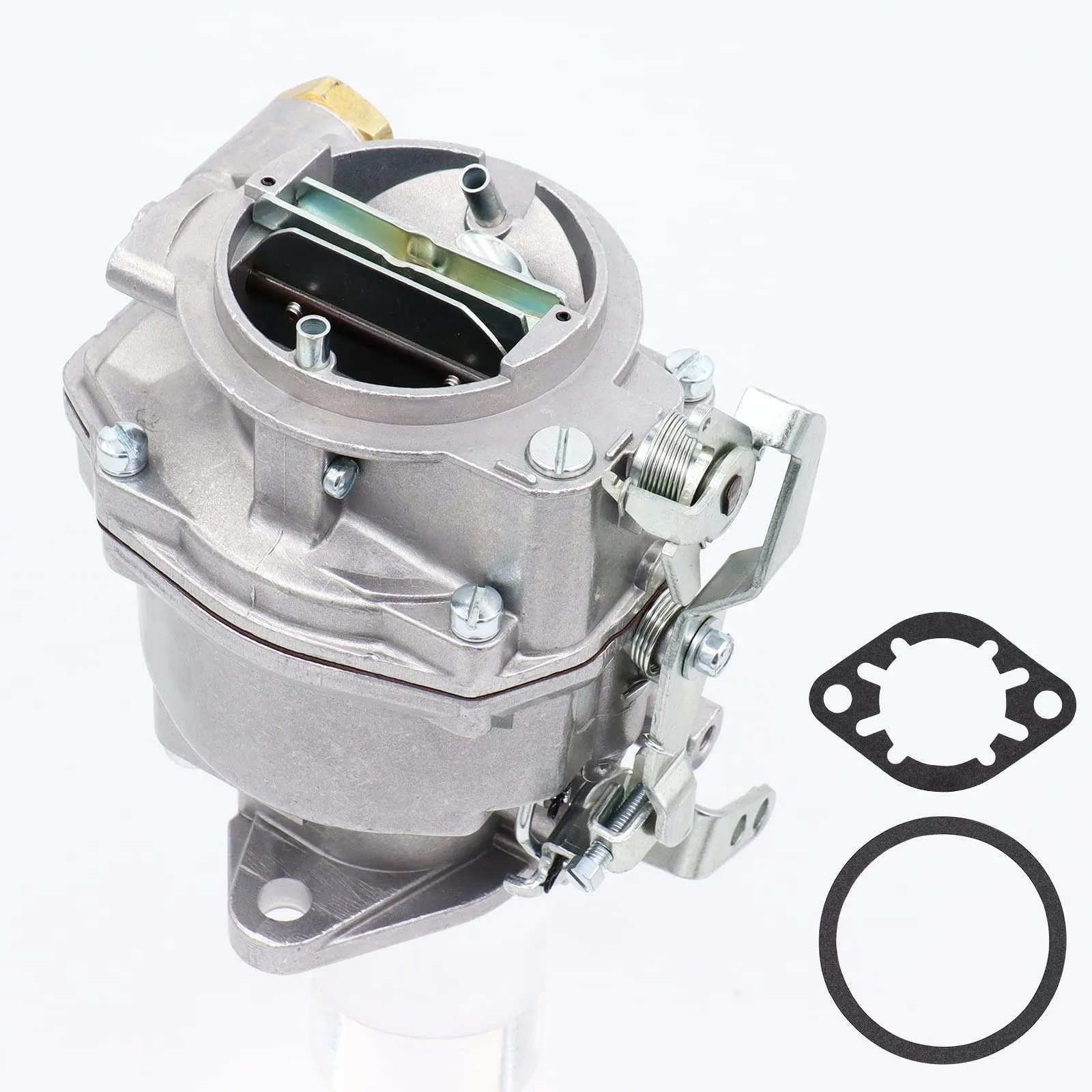 مكربن الاختناق الكهربائي 1 برميل المكربن لروتشستر شيفروليه جي إم سي 250 292 واط/ترموستات الاختناق 12 فولت #3