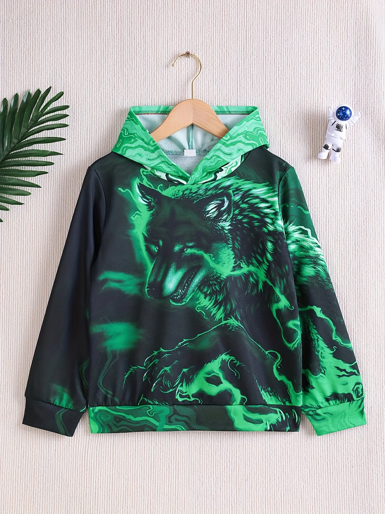 سويت شيرت عصري للأولاد بأكمام طويلة مع قلنسوة للربيع والخريف، بلوزات للأطفال مع أنماط أنيقة للأولاد الأكبر سنًا