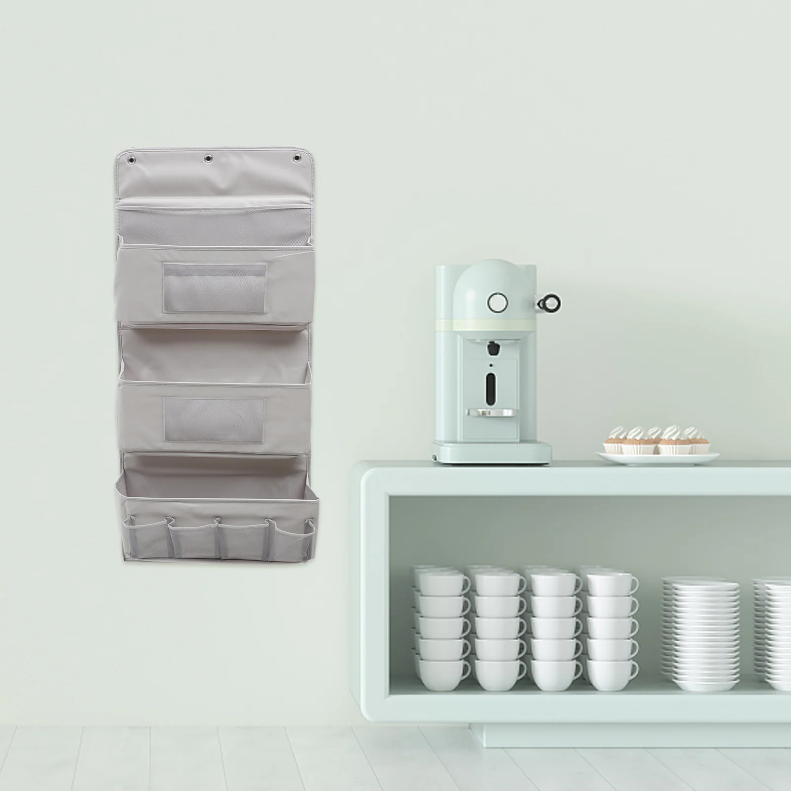 

3-Layer Hanging Storage Bag For Home Wall-Mounted Organizer Door Closet Pouch Wall Hanging Storage Organizer