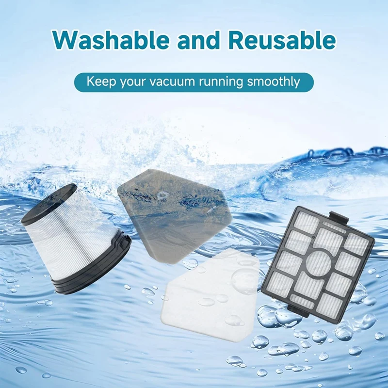 A44F-BU3523 อุปกรณ์เสริมสําหรับ Shark Clean น้ําหนักเบาไร้สาย Cleaner Stick สูญญากาศ BU3523 BU3521 BU3120 กรองและกรองโฟม