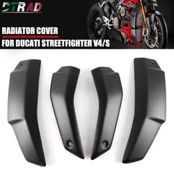 2022 For DUCATI Streetfighter V4 V4S 2020-2023 Accessories Motorcycle Carbon Fiber Upper Lower Radiator Cover Guards Side Panels
