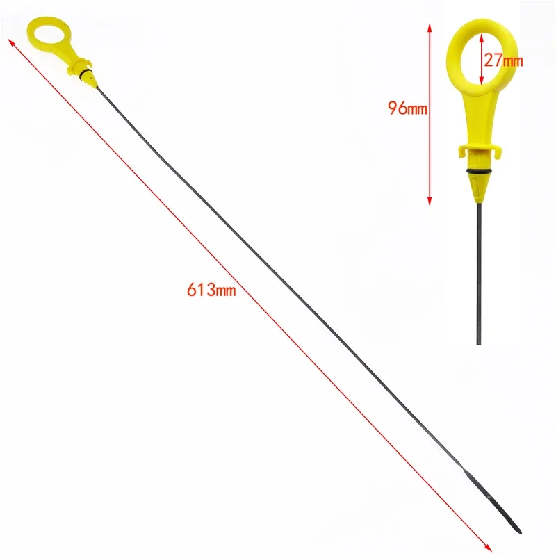 1 Piece Car Yellow Engine Oil Dipstick For Audi A4 A5 Quattro 2.0T B8 B9 2009 2010 2011 2012 2013 2014 2015 2016 2017 06H115611E