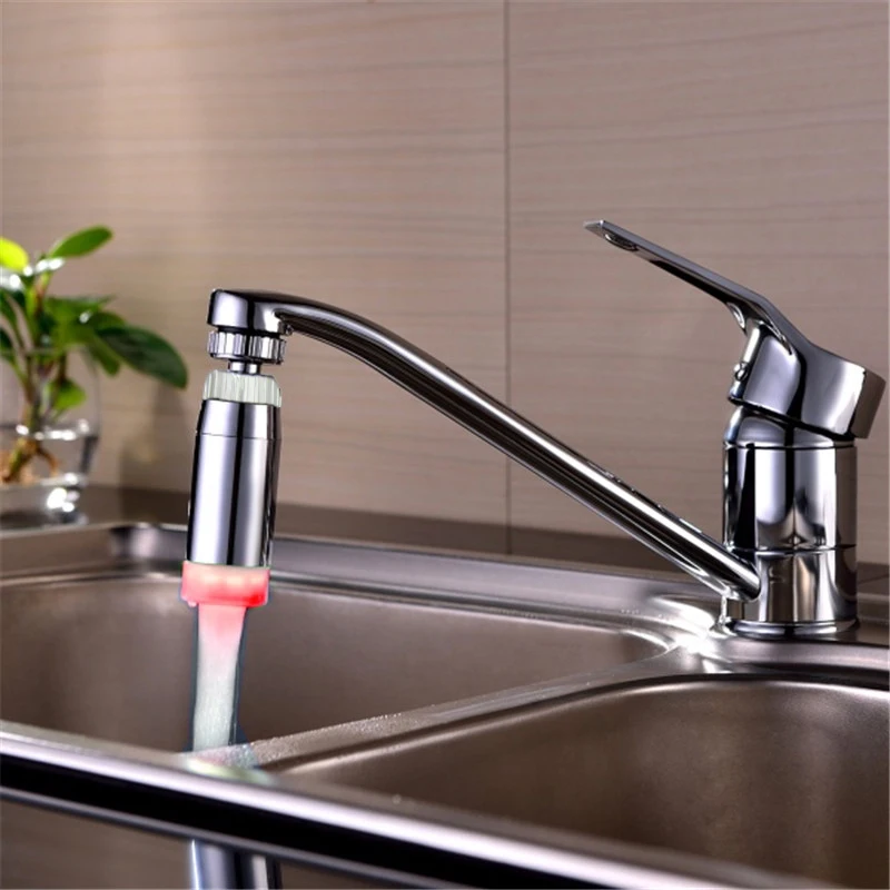 single Green color LED basin faucet light--catholic gifts wholesale