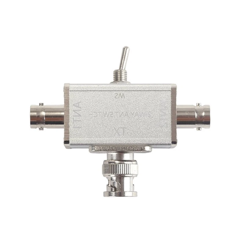 BNC 2-Way Coaxial Antenna Switch 100W 1-30Mhz 1-Input 2-Output With OFF Position And Ground Protection For CB/HAM Radio