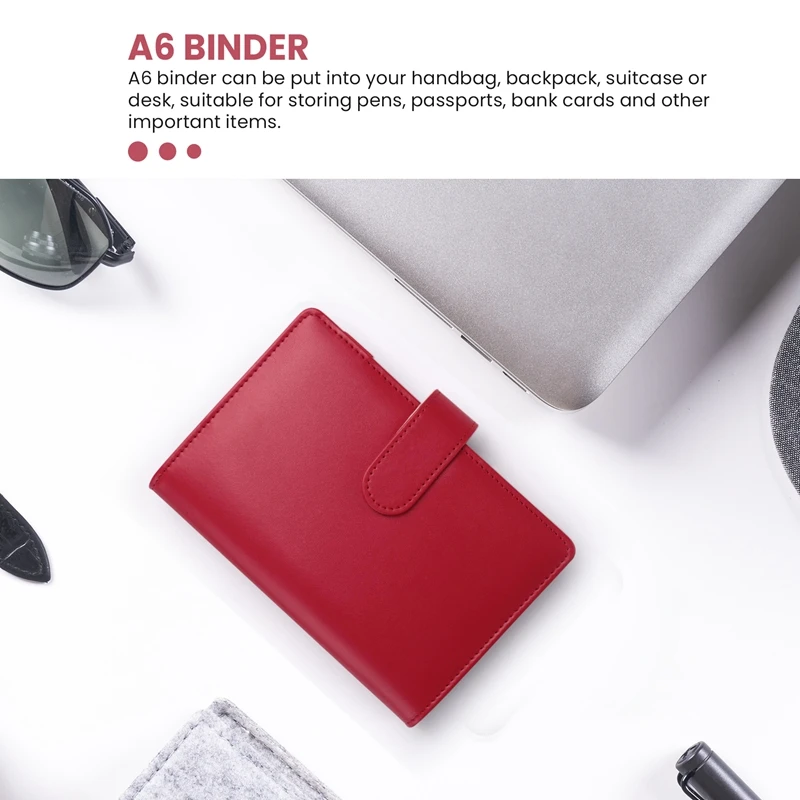 Budgeting Cash Envelope, 15 Pcs Budget Binders Set, With Cash Envelope, A6 Binder, For Saving Money Envelope Storage Bag