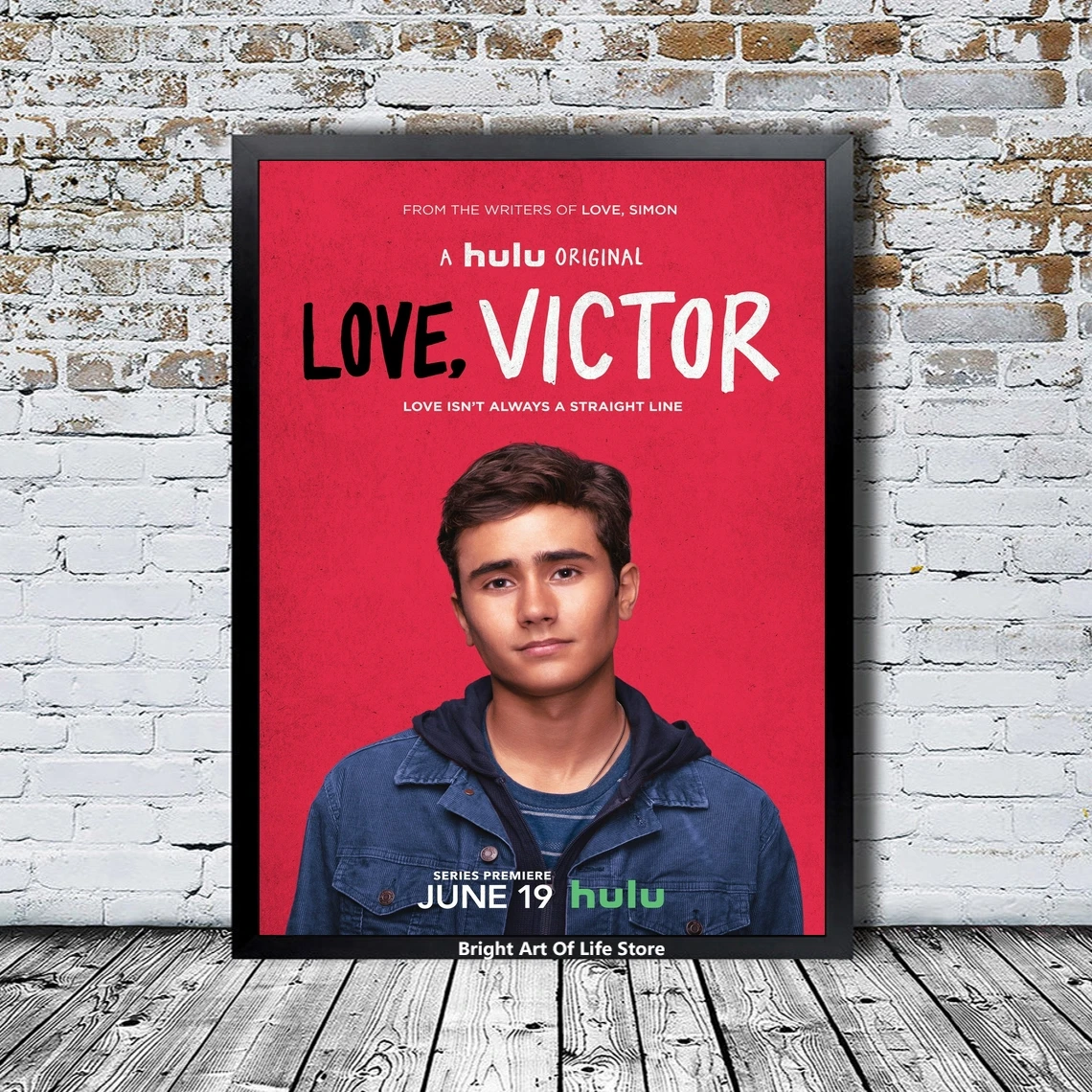 Love, Victor Poster Star Actor TV Series Canvas Poster Photo Print Wall Painting Home Decor (Unframed)