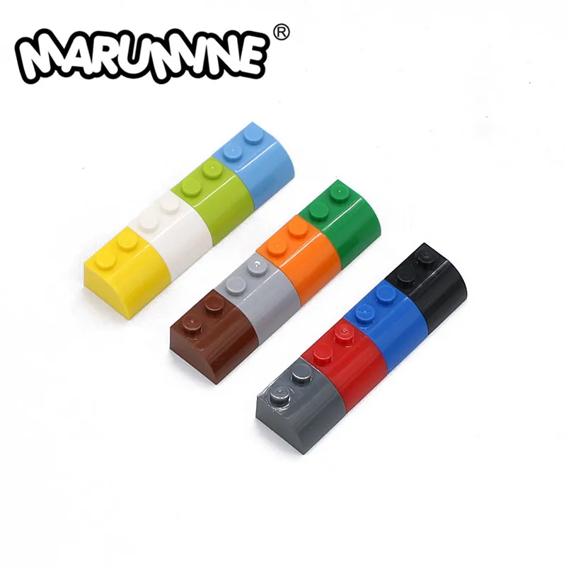 Marumine 2X2 Viên Gạch Vòng Cung Tương Thích 6215 30 Chiếc Khối Xây Phụ KiệN Cổ Điển Lắp Ráp Mô Hình Mộc Hàm Dựng Đồ Chơi