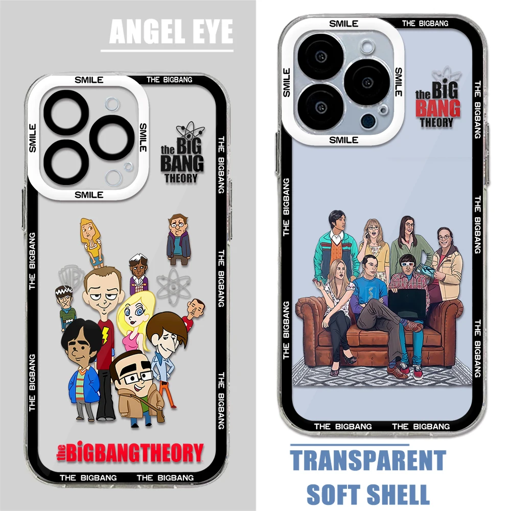 The Big Bang Theory tv show Phone Case For Samsung S24 S23 S22 S21 S20 S10 FE Note20 Note10 Plus Ultra Lite 5G Clear Soft Cover