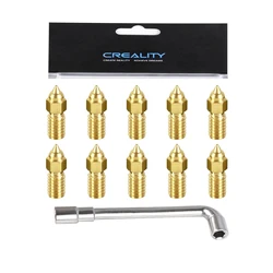 Creality Original Ender 3 V3 SE Brass Nozzle Kit,  High-Speed Brass Nozzles for Ender 3 V3 SE, Ender 5 S1, Ender 7 3D Printer