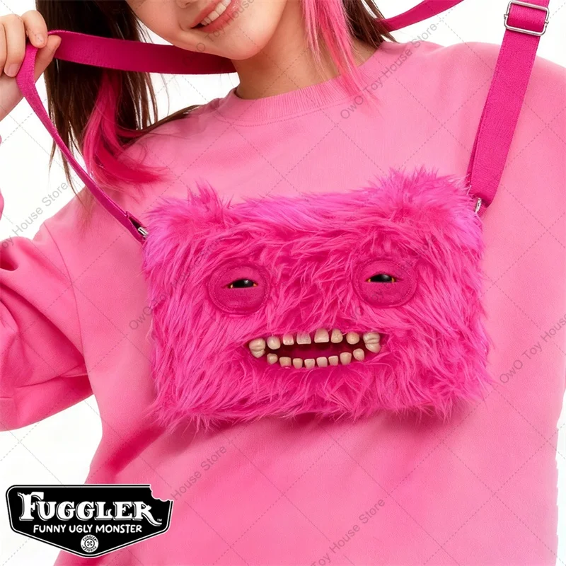 

Newest Original Fuggler Ugly Teeth Monster Plush Toys Shoulder Bag Fugglers Screech Mr Buttons Peluche Dolls Crossbody Bag Gift